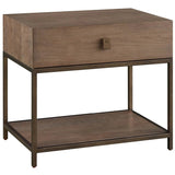 Haze Nightstand, Brown-Furniture - Bedroom-High Fashion Home