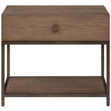 Haze Nightstand, Brown-Furniture - Bedroom-High Fashion Home