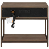 Haze Nightstand, Brown-Furniture - Bedroom-High Fashion Home