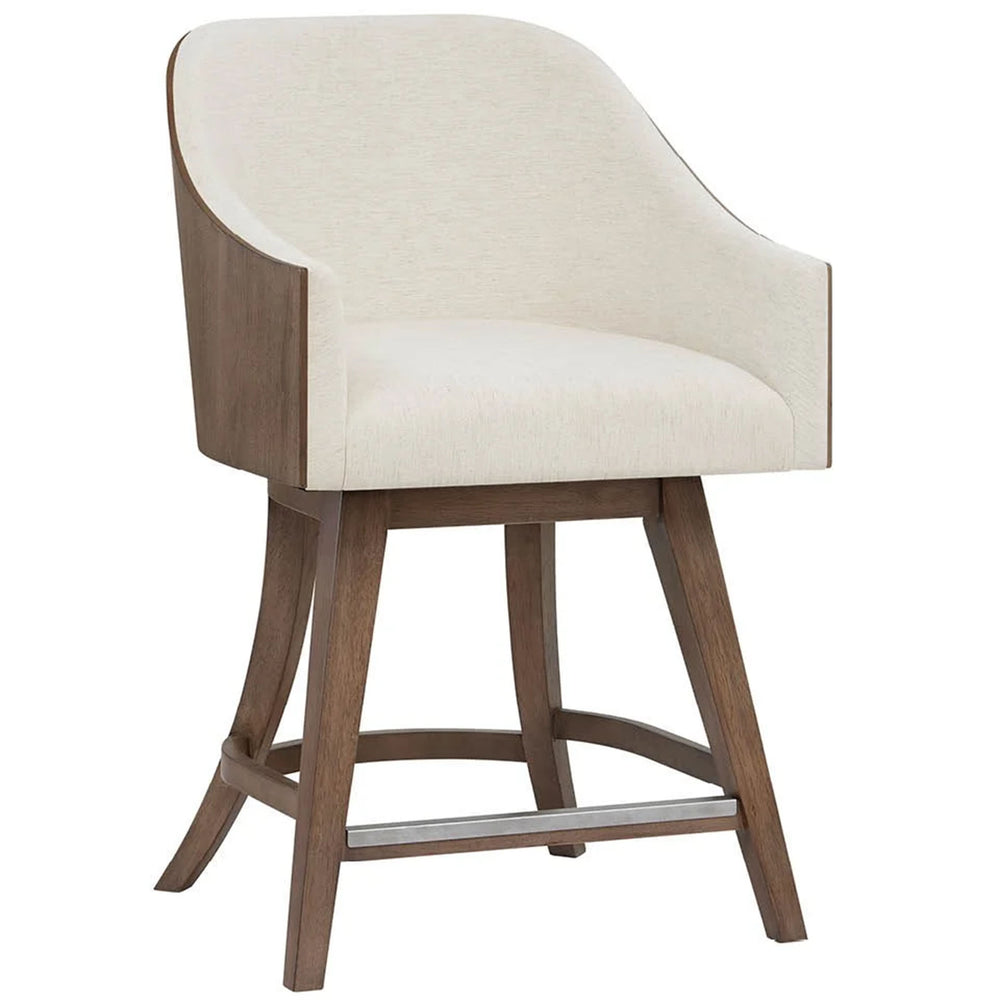 Modern Swivel Counter Chair, Mist