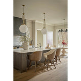 Modern Swivel Counter Chair, Mist