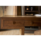 Modern 3 Drawer Writing Desk, Haze
