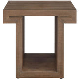 Modern Rectangular End Table, Haze