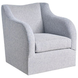 Camille Swivel Chair, Amherst Denim