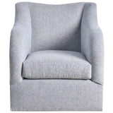 Camille Swivel Chair, Amherst Denim