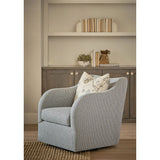 Camille Swivel Chair, Amherst Denim