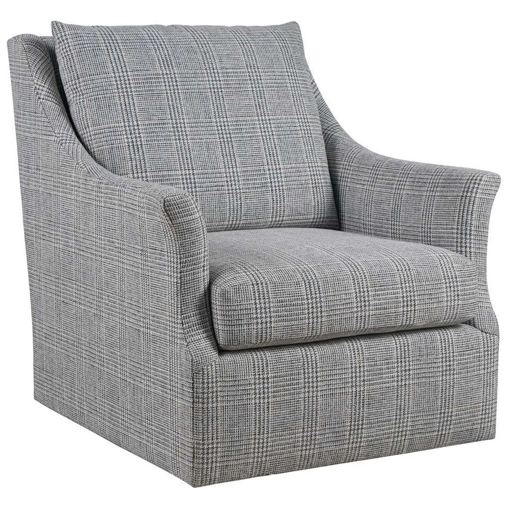 Henri Swivel Chair, Glenpark Slate