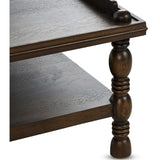 Umair Coffee Table, Espresso-Furniture - Accent Tables-High Fashion Home