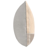 Reid Lumbar Pillow, Taupe/Penny Brown-High Fashion Home