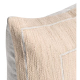 Reid Lumbar Pillow, Taupe/Penny Brown-High Fashion Home