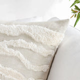 Passage Pillow, Ivory-Accessories-High Fashion Home