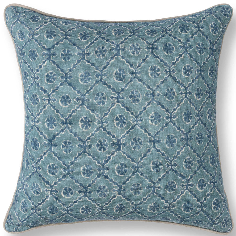 Bromley Pillow, Blue, Set of 2