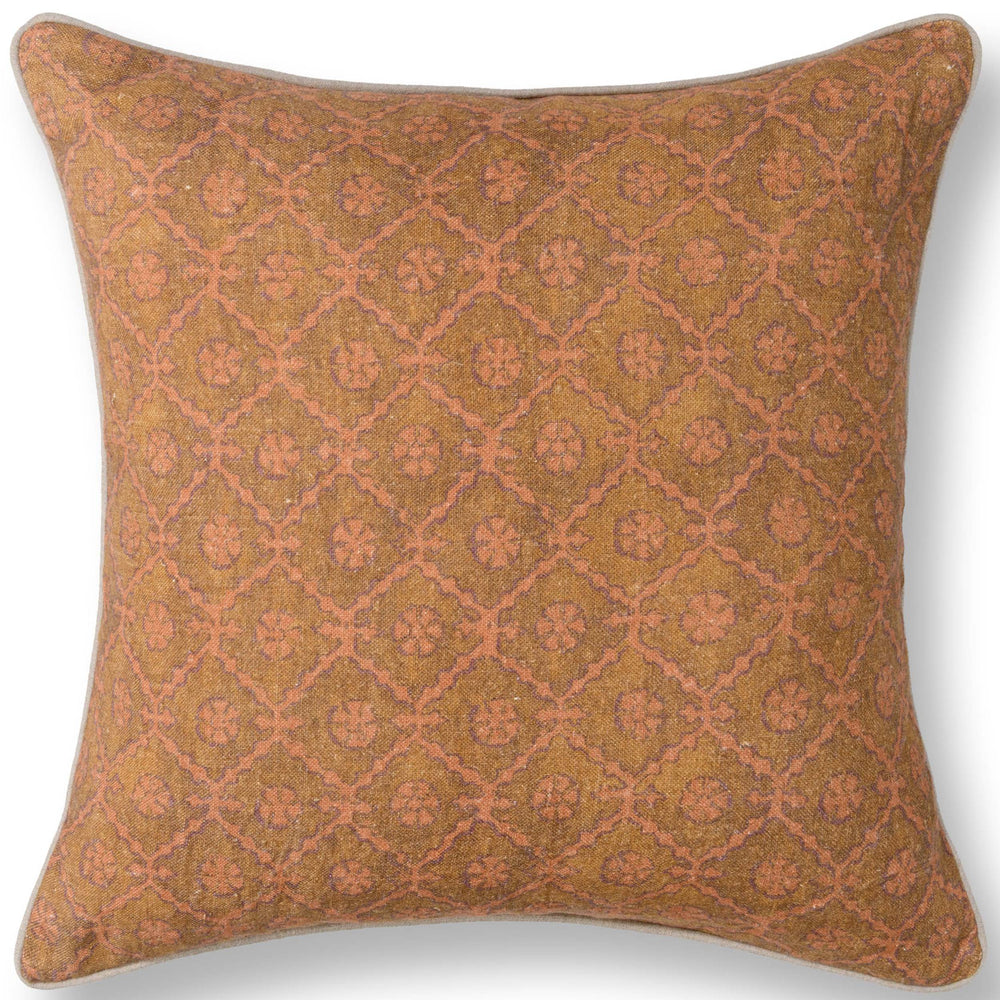 Bromley Pillow, Golden Brown, Set of 2