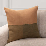 Woodland Pillow, Chestnut/Olive, Set of 2