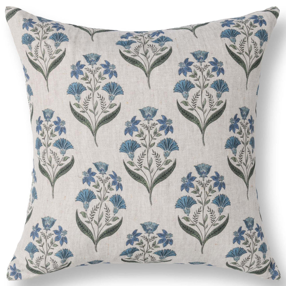 Bluffs Pillow, Oatmeal/Blue, Set of 2