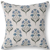 Bluffs Pillow, Oatmeal/Blue, Set of 2
