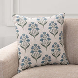 Bluffs Pillow, Oatmeal/Blue, Set of 2