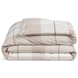 Hanson Queen Duvet, Ivory/Toffee