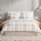 Hanson Queen Duvet, Ivory/Toffee