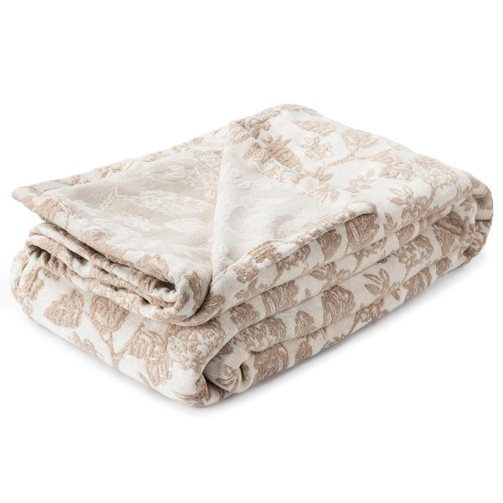 Aveline Blanket, Birch/Natural