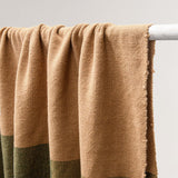 Woodland Throw, Chestnut/Olive