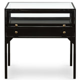 Shadow Box End Table, Black by Four Hands