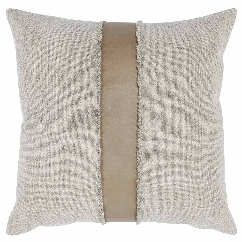 VC Steam Pillow, Sandstorm Taupe/Natural-Accessories-High Fashion Home