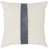 VC Steam Pillow, Sea Fog Blue/Ivory-Accessories-High Fashion Home