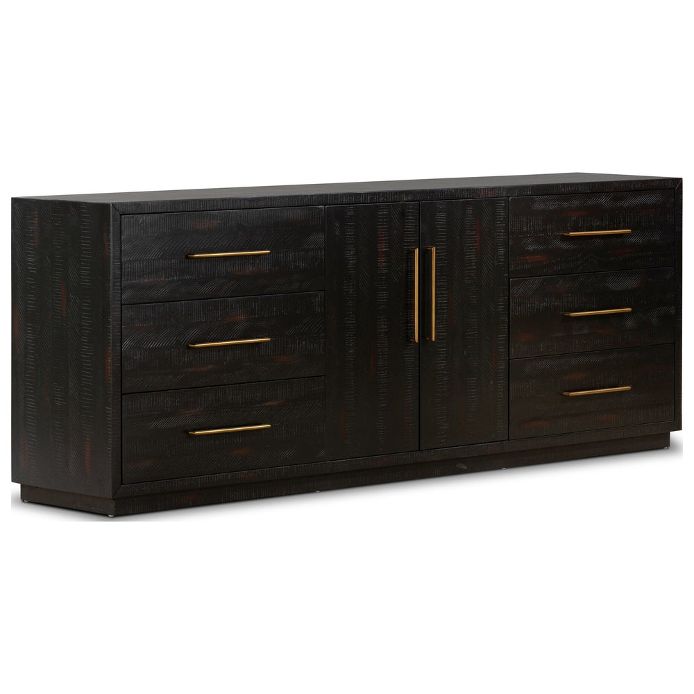 Suki Large Media Console, Burnished Black by Four Hands — PRM_1