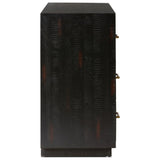 Suki Large Media Console, Burnished Black by Four Hands — SID_1