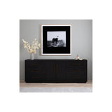 Suki Large Media Console, Burnished Black by Four Hands — ESS_1