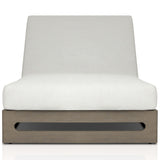 V Outdoor Chaise, Alessi Linen/Washed Brown