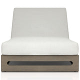 V Outdoor Chaise, Alessi Linen/Washed Brown