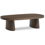 Valen Coffee Table, Rustic Brown-Furniture - Accent Tables-High Fashion Home