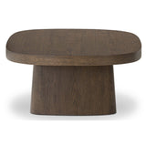 Valen Coffee Table, Rustic Brown-Furniture - Accent Tables-High Fashion Home
