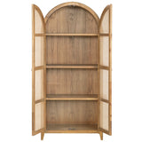 Valencia Cabinet, Brown-Furniture - Storage-High Fashion Home
