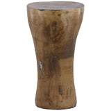 Valkyr Side Table, Antique Brass