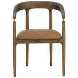 Valmont Dining Chair, Milliken Cognac, Set of 2-Furniture - Dining-High Fashion Home