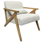 Vance Chair, White-Furniture - Chairs-High Fashion Home