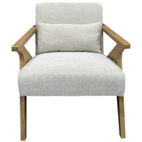 Vance Chair, White-Furniture - Chairs-High Fashion Home