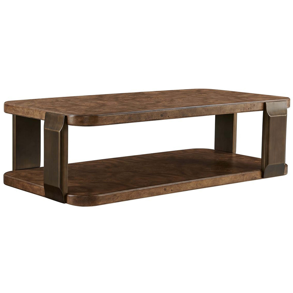Vance Coffee Table, Mappa Burl
