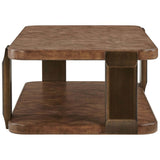 Vance Coffee Table, Mappa Burl