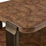 Vance Coffee Table, Mappa Burl