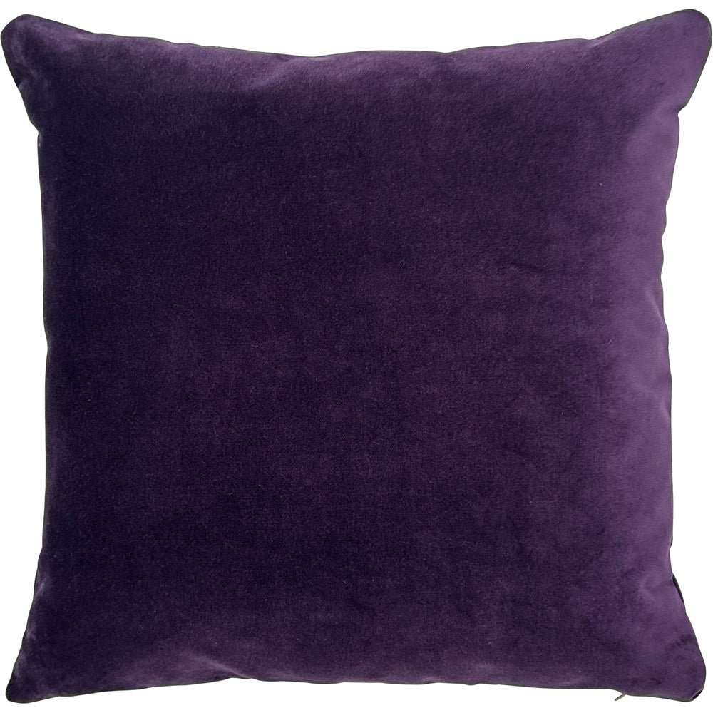 Vance Throw Pillow, Aubergine