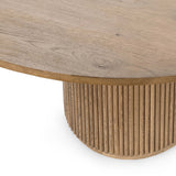 Vander Round Dining Table, Tawny Brown-Furniture - Dining-High Fashion Home
