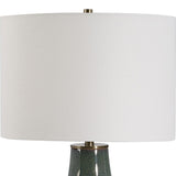 Vanessa Table Lamp, Bluish Green-Lighting-High Fashion Home