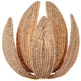 Varanasi Wall Sconce, Vintage Gold Leaf