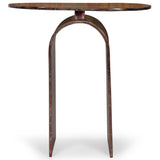 Vault Side Table, Oxidized