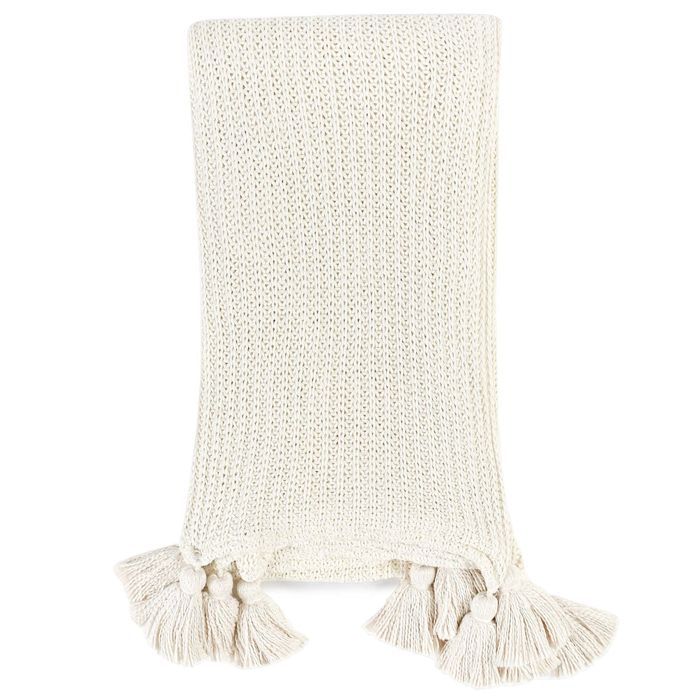 Veda Throw, Ivory