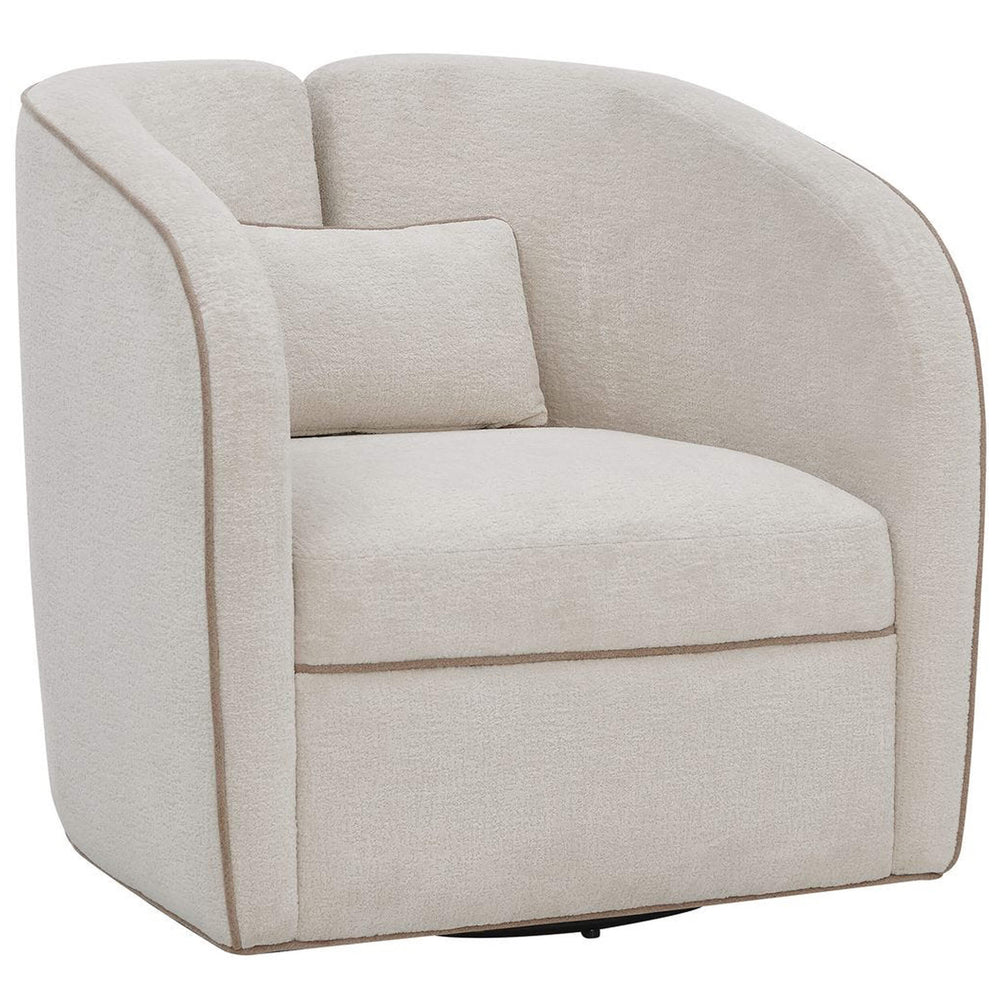 Vega Swivel Chair, Ecru